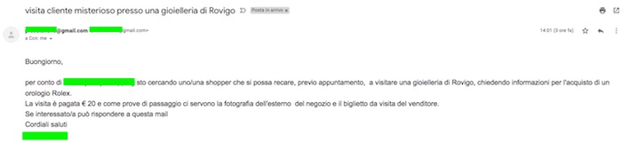 Guadagnare come Mystery Shopper: i migliori siti e App 2 esempio di missione mystery shopper