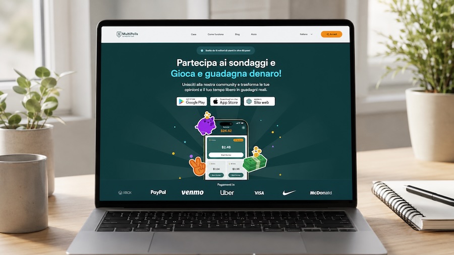 Abbiamo provato MultiPolls, l’app che paga gli utenti per rispondere ai sondaggi 1 Abbiamo provato MultiPolls, l’app che paga gli utenti per rispondere ai sondaggi
